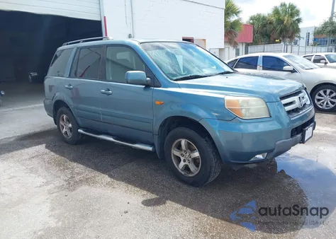 2008 Honda Pilot Ex-L из США, поврежденный, VIN 5FNYF18608B028166